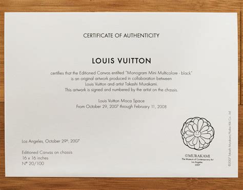 certificados clon louis vuitton|louis vuitton certificate of compliance.